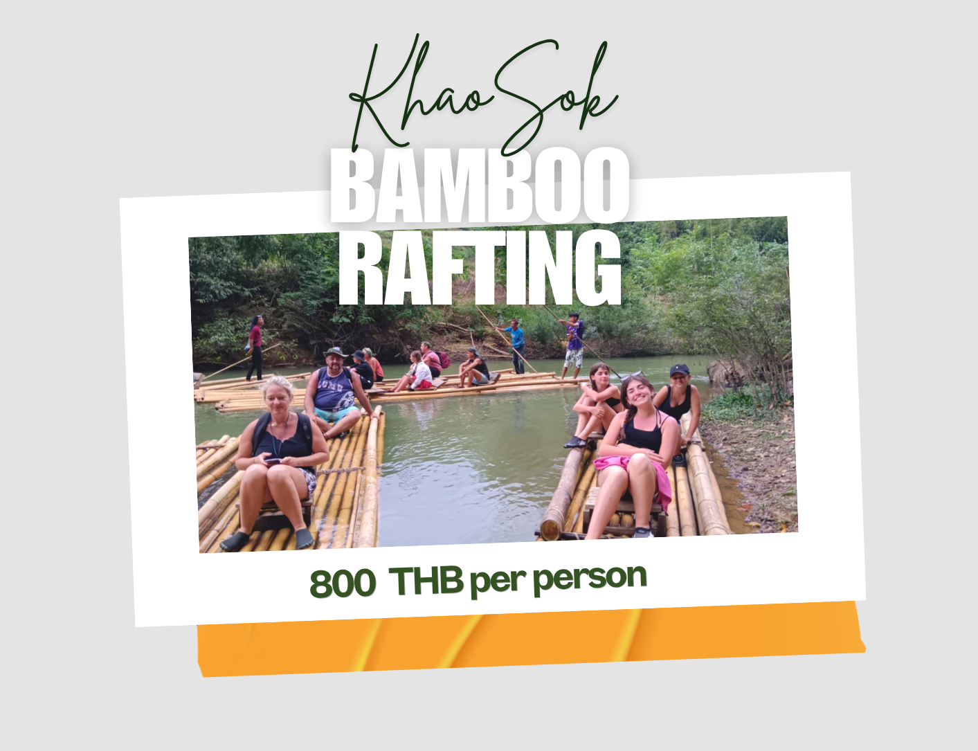 Khao Sok Bamboo Rafting